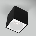 Spot Essentiel Cube Noir Intérieur Blanc