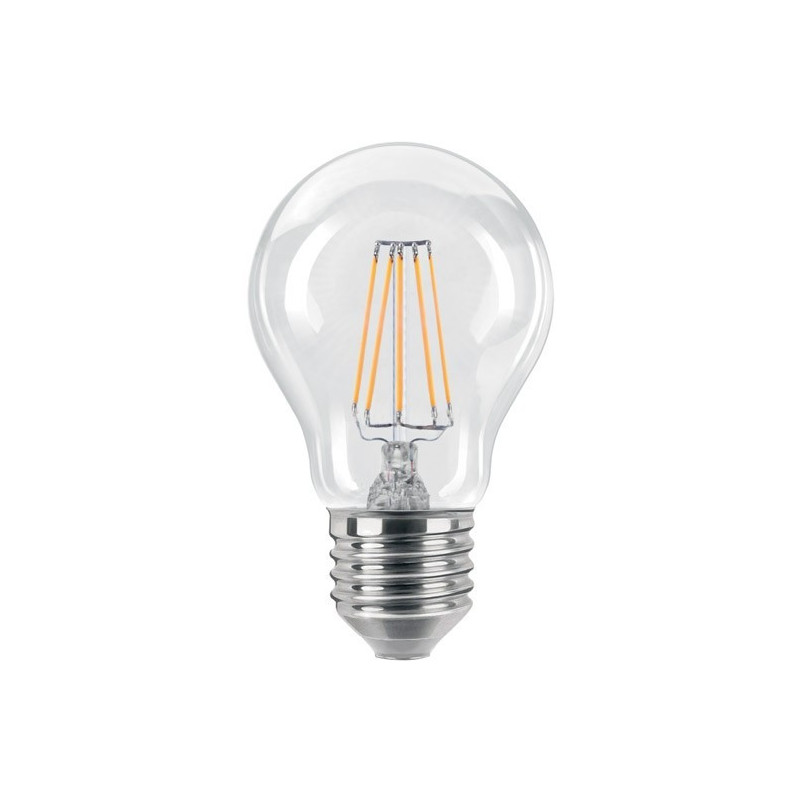 Ampoule LED SPHERE 60W E27 lumière chaude coloris jaune 8 x 5 cm