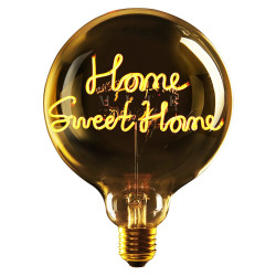 Ampoule Home Sweet Home Verre Ambré