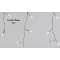 Guirlande Stalactite Lumineuse Exterieur 8m Blanc Pur Animee
