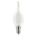 Ampoule Filament Satinée Led E14 4 W Coup De Vent Blanc