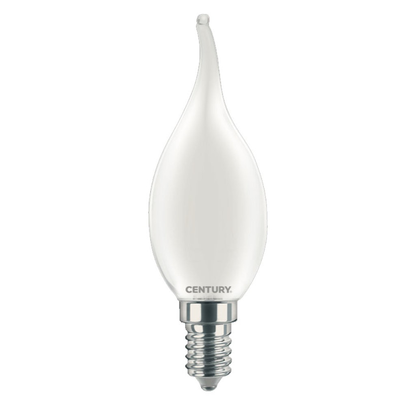 Ampoule Filament Satinée Led E14 4 W Coup De Vent Blanc