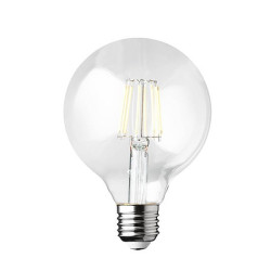 Ampoule Led Filament Globe E27 Dimmable 7 W Blanc Chaud