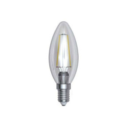 Ampoule Filament Led E14 4 W Flamme Blanc Médium Puissance