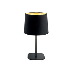 Lampe à Poser Design Noire Et Or Splendid