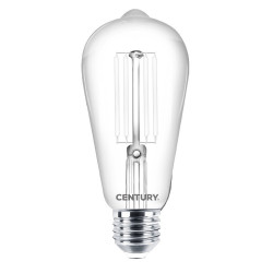 Ampoule Led E27 Edison 7.5 W Transparente Blanc Chaud